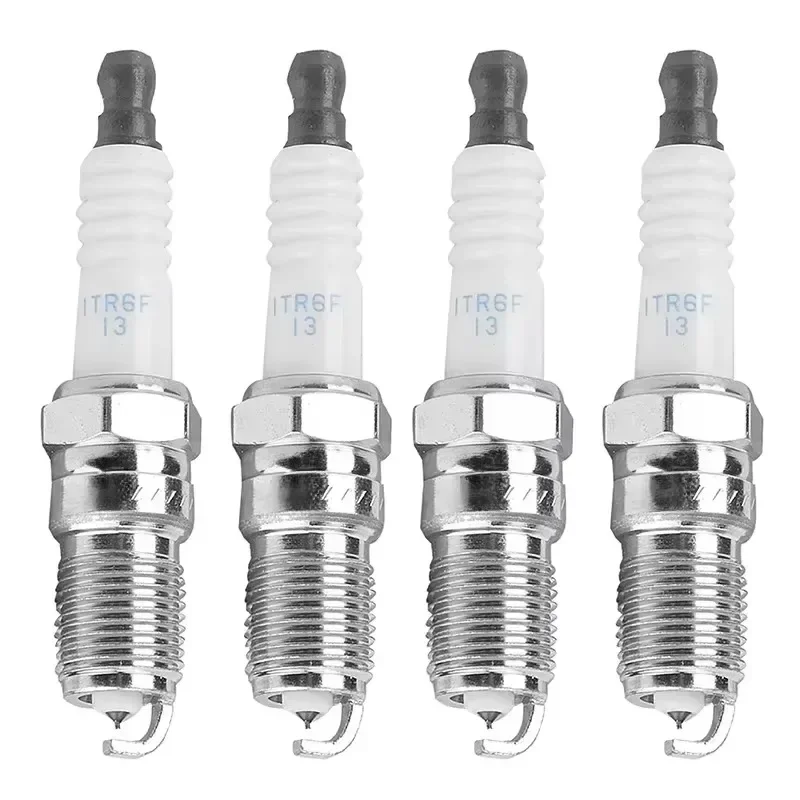 عالية الجودة 4 قطعة إيريديوم ITR6F13 ITR6F-13 شمعات الإشعال عالية الجودة سيارة الإشعال التوصيل ل L3Y4-18-110 L3Y418110 4477 IT20 VT20