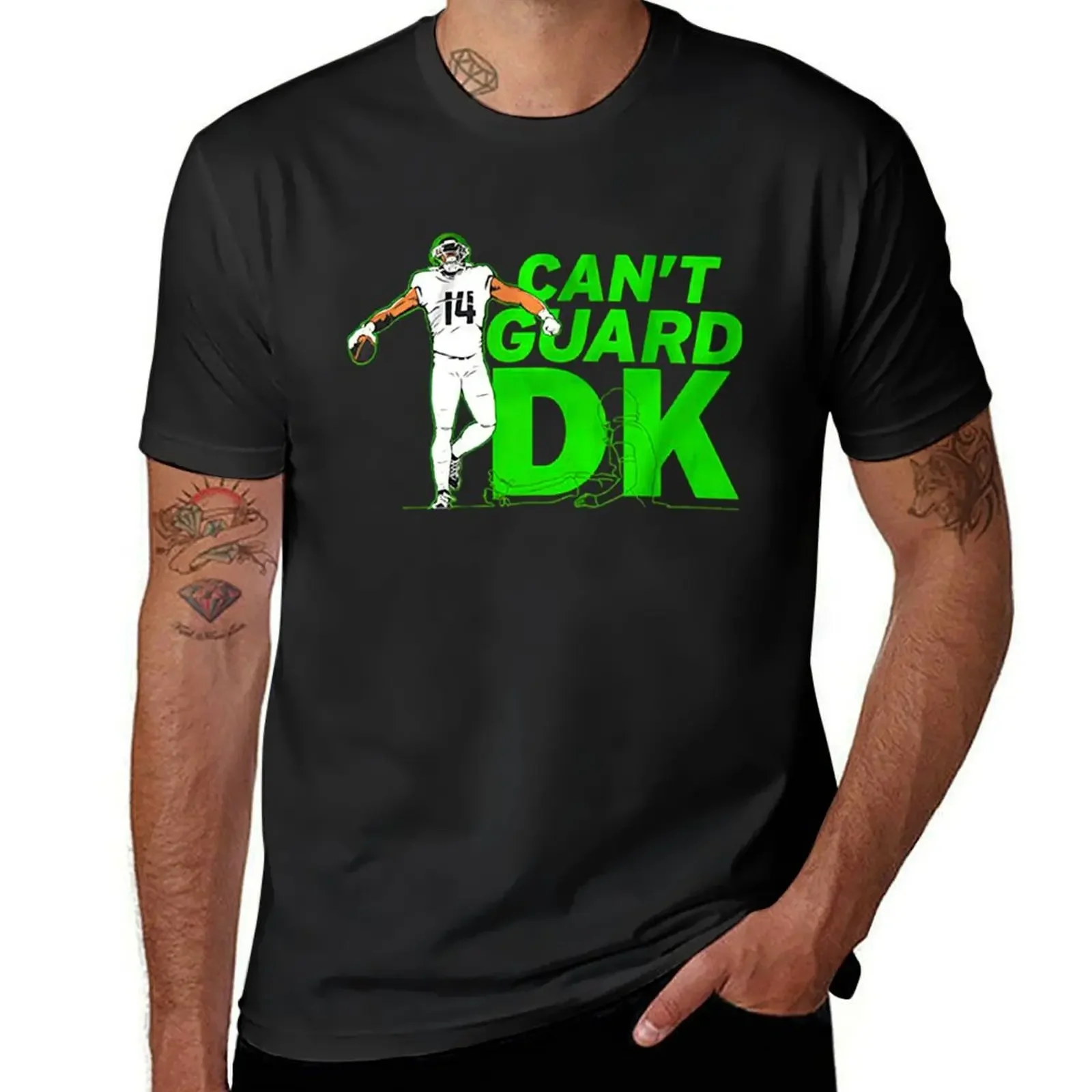 Can't guard DK Metcalf T-Shirt for a boy graphic tee shirt plain t shirts men