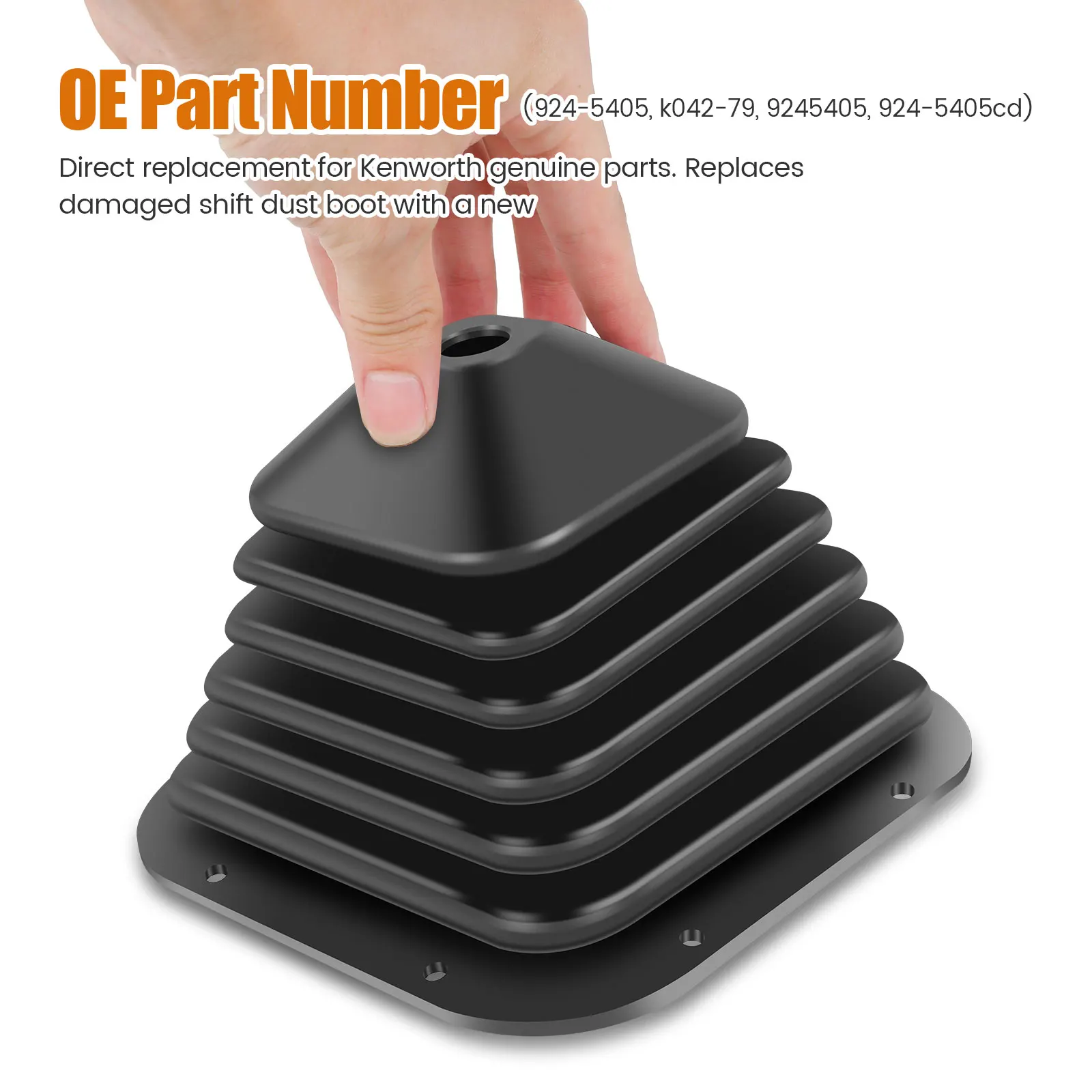 

Резиновый автомобильный чехол для переключения передач, подходит для автоматической ручной резиновой ткани, гофрированный пылезащитный чехол для Kenworth