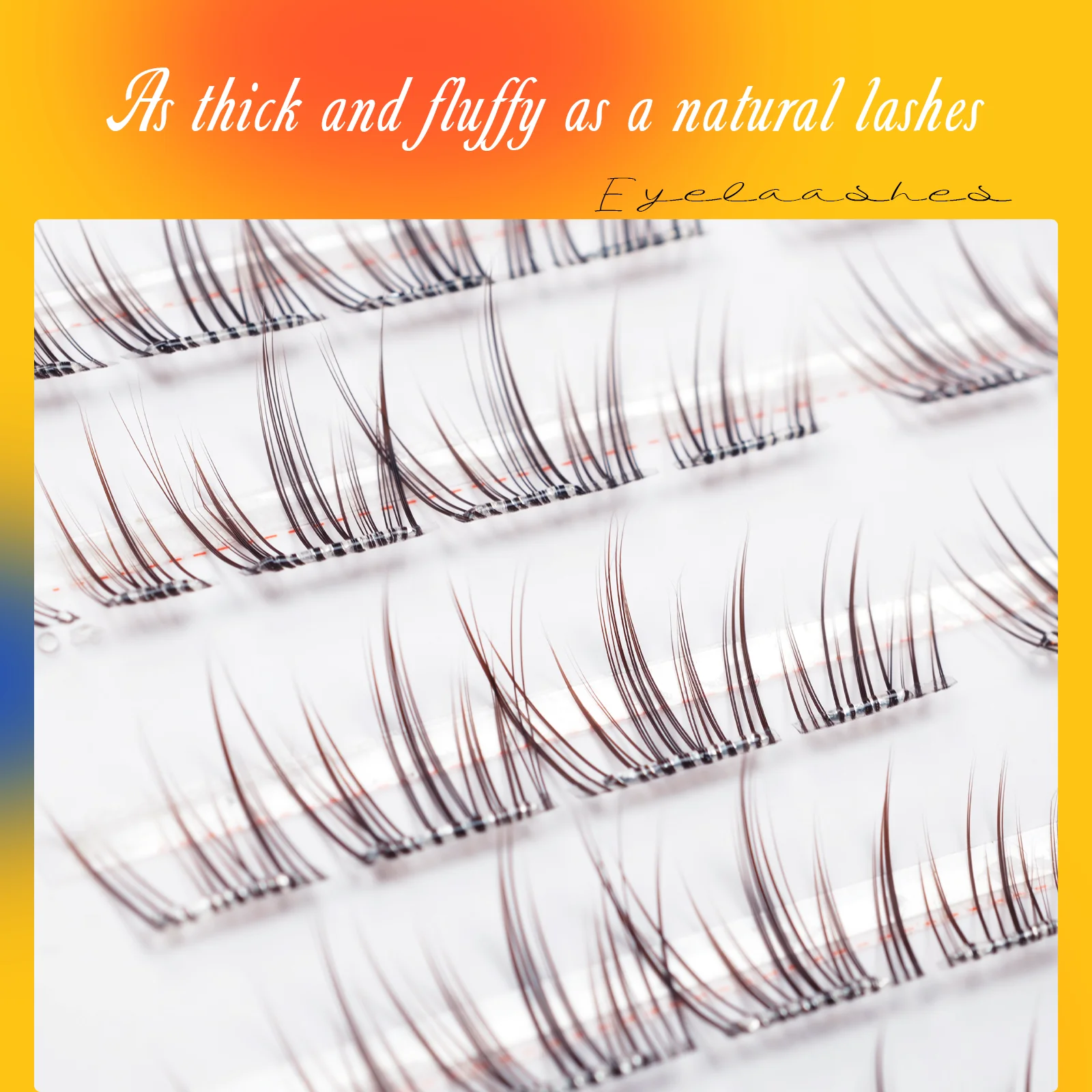 ナチュラルまつげ接着剤不要の個別まつげ束8-12mmふわふわ - Eyelash Extension No 8 のレビューと価格