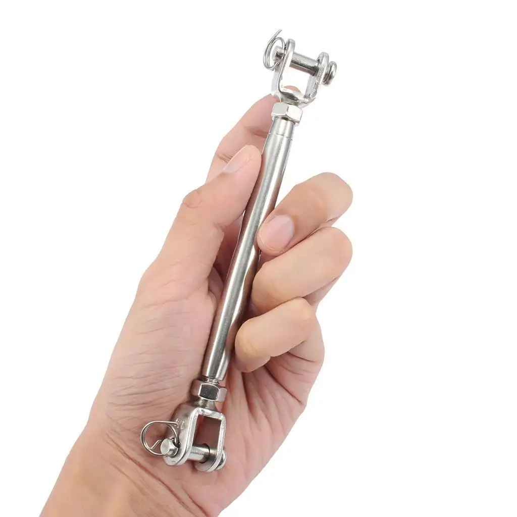 Stainless Steel Closed Body Turnbuckle Jaw Wire Rope Fork Rigging Screw