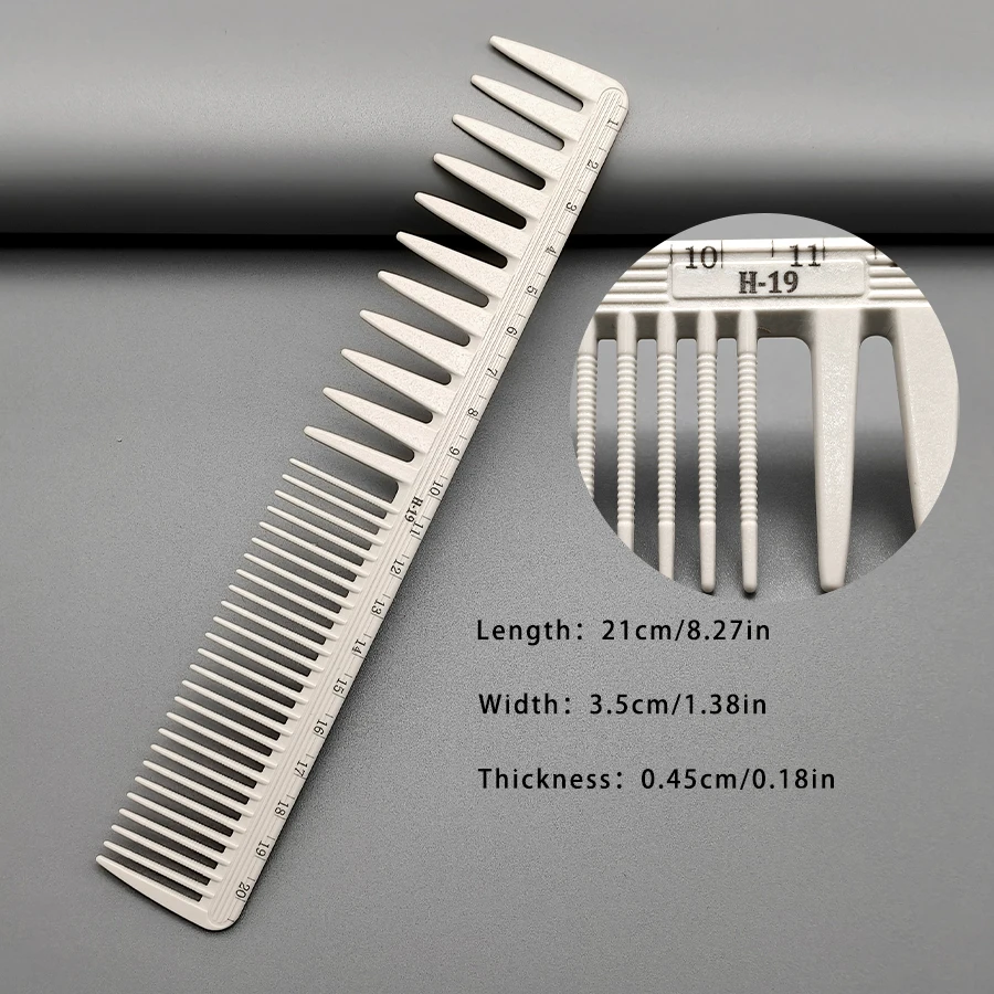 Siebenteiliges Kamm-Set, Professionelle Friseurkämme, Essentielles Haarschneidekamm-Set für Salon-Stylisten, ein Kamm-Set zur Verschönerung aller Frisuren, Kämme für Herren-/Damen-/Schwanz-/Ölfrisuren – Detail 7
