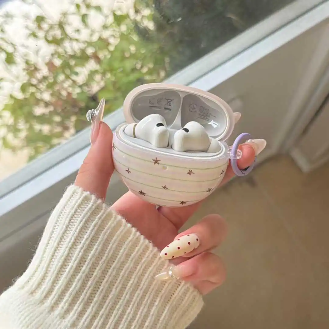 Étui pour Huawei Frebuds 7i 6i 5i Frebuds SE2 SE3 FreeClip 2, Housse de protection en silicone pour écouteurs sans fil Bluetooth avec motif étoile mignon