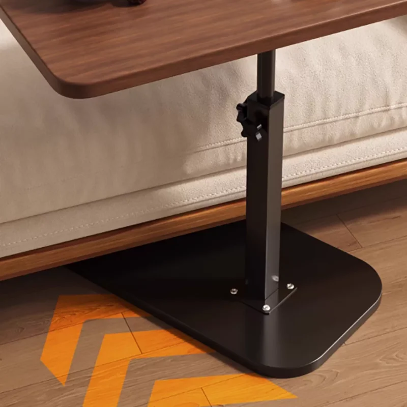 Tavolini da caffè sottili regolabili Gamba in metallo Tavolini da caffè rustici piccoli moderni Piano sollevabile pieghevole Mesa De Centro Mobili elevabili