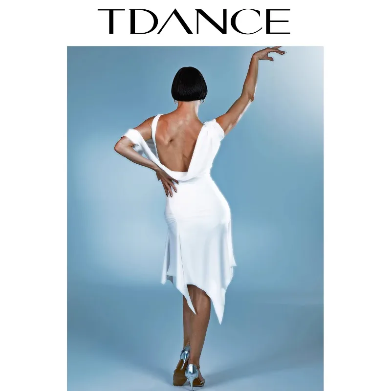 Nuevo vestido de práctica latino personalizado, ropa de rendimiento exactamente Lombard, disfraz de Samba, vestido de salón estándar