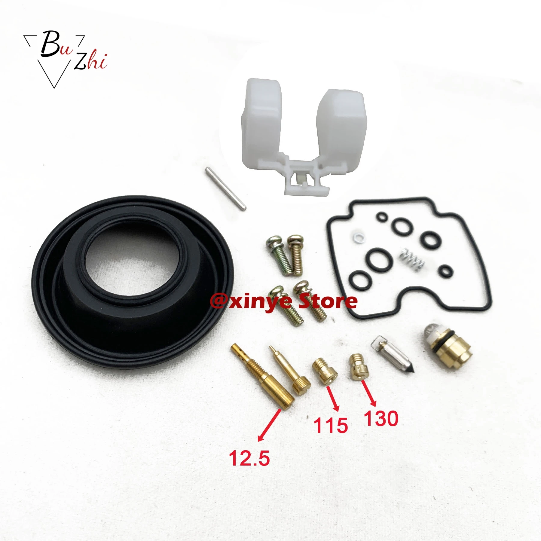 4sets Carburetor repair kit Configure vacuum diaphragm and float for Yamaha FZS600 Fazer 1998-2003 FZS 600