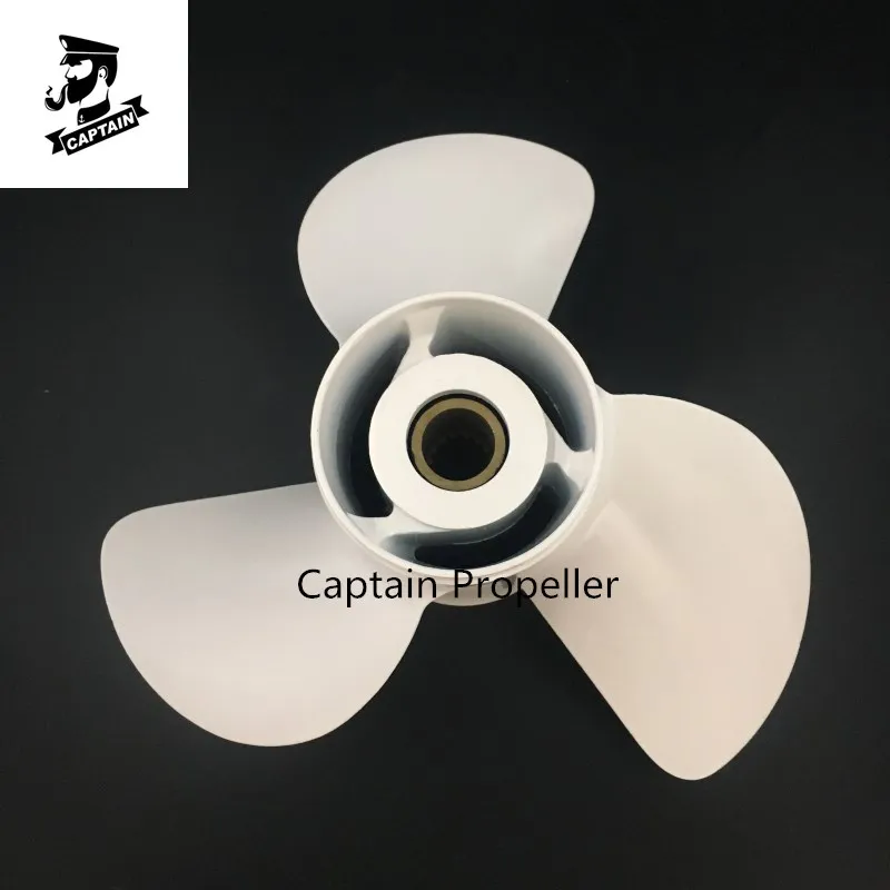 Captain Boat Propeller 13 7/8X21 For Yamaha Outboard Engines 50 60 70 75 80 85 90 100 115 130HP Aluminum Propeller 15 Splines