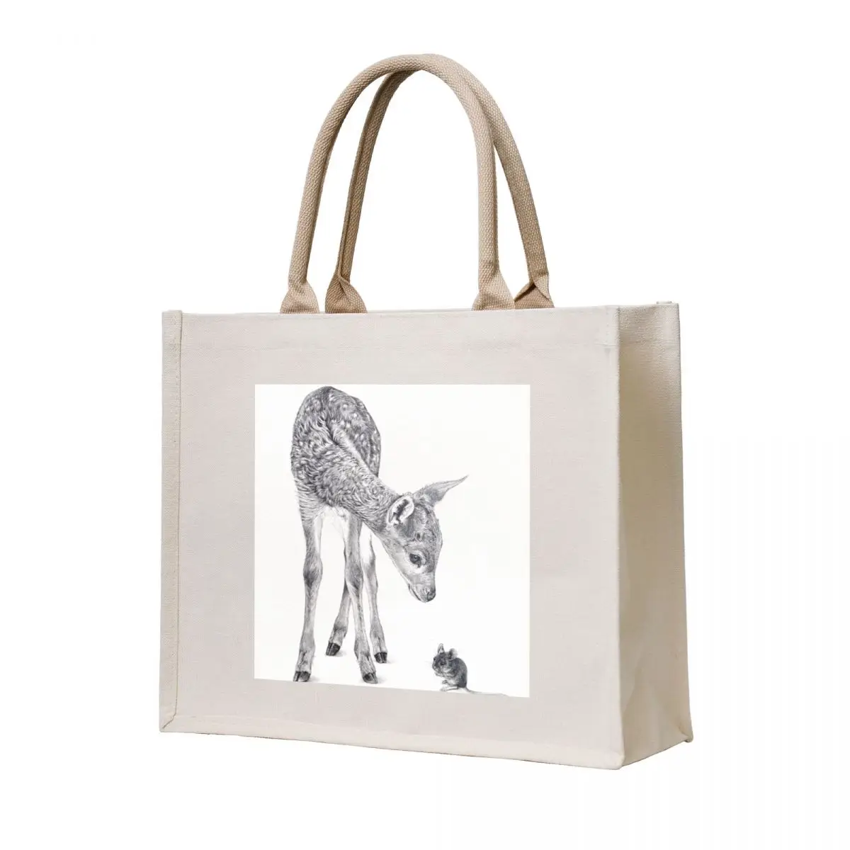 

Fawn and Mouse Tote Bag shopping trolley bag cloth bag woman Women's Lady bags
