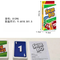 SKIP BO UNO CARDS Poker, Entertainment, Family Gathering UN Solitaire Table Games