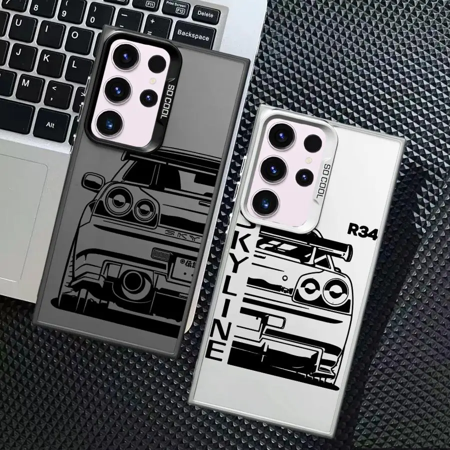 

Creative Jdm Dream Car Cool Soft Shell Phone Case for Samsung Galaxy S22 Ultra S20 FE S25 Note 20 Ultra S24Ultra S21 S25Plus S23