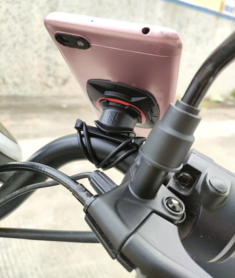 2023 novo suporte do telefone ajustável bloqueio de segurança para bicicleta mountain bike mobile hold motocicleta scooter guiador montar suporte