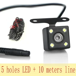 5 Pin HD Car Rear View Camera Reverse 4LED Night Vision Video Camera 170 Degree For Car Parking Camera Car Accessories