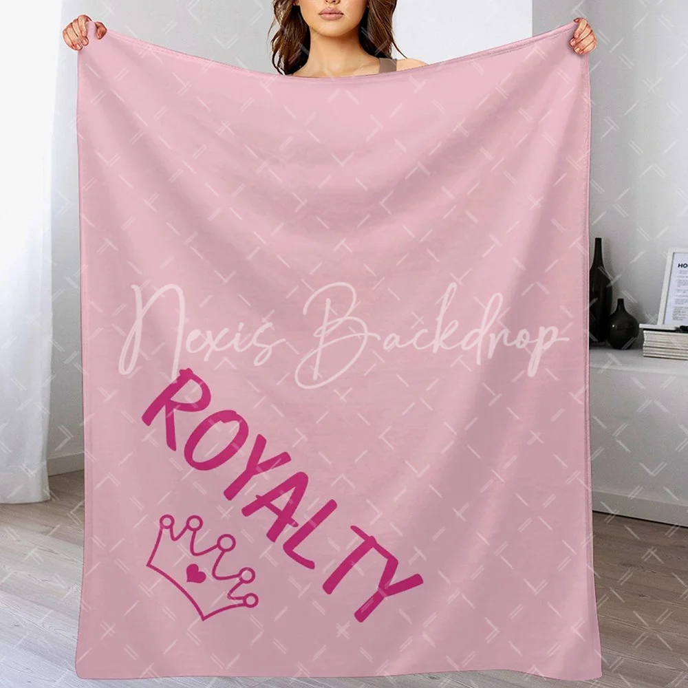 Custom Name Baby Blanket for Newborn Boy Girl, Personalized Soft Swaddle Throw Shower Birthday Gifts Nursery Bedding Decor