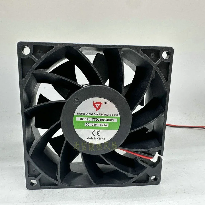 

Вентилятор охлаждения сервера YTD2492380S DC 24V 0.73A 90x90x38мм, 2-проводной