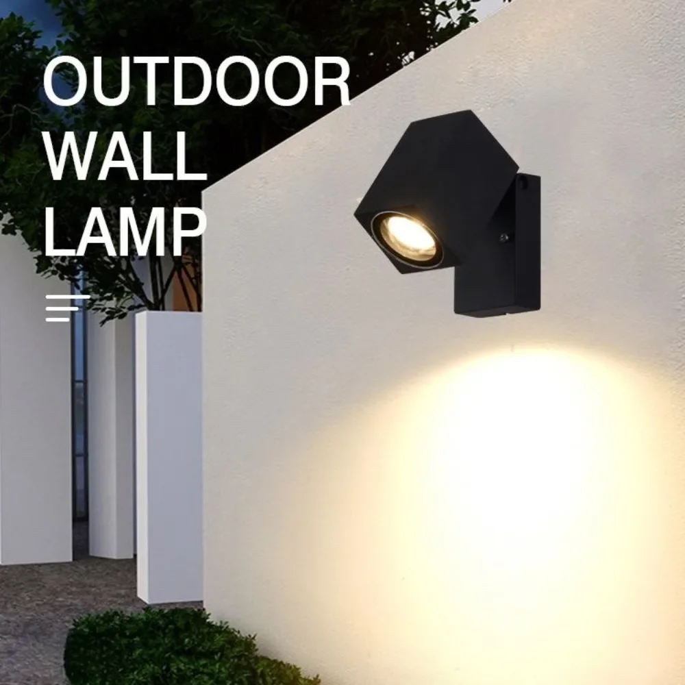 

Led Wall Lamps Indoor or Outdoor Lighting 5w Warm White or 5w White Led Wall Sconce Light with Grey or Black Fixture