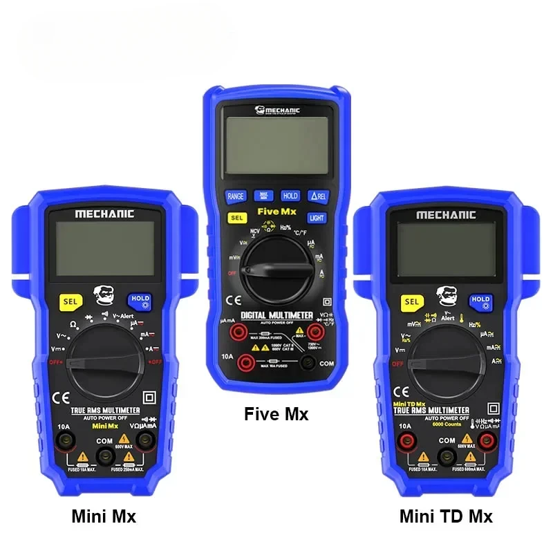 Mechanic Mini TD MX Five Mx Mini Mx Smart Multimeter High Precision Intelligent Anti-burn Portable Multimeter