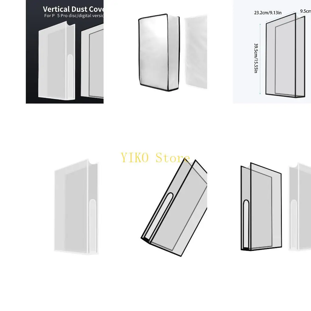 

K32C Элегантный полупрозрачный пылезащитный чехол для консолей Пылезащитный чехол Прозрачный пылезащитный чехол для консолей P5