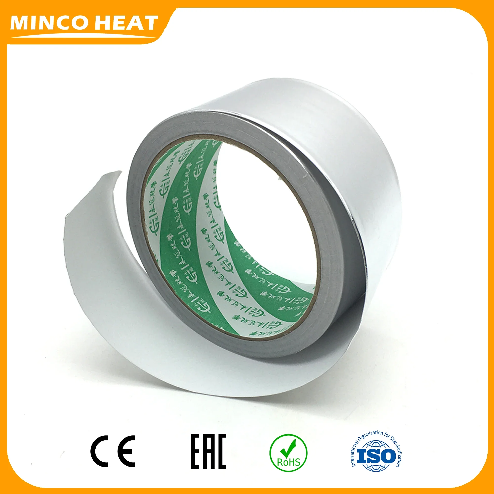 MincoHeat Aluminium Foil Adhesive Sealing Tape High Temperature Resistant Heat Conduction Tape Multi Use Traceless Tape 48mm*20m