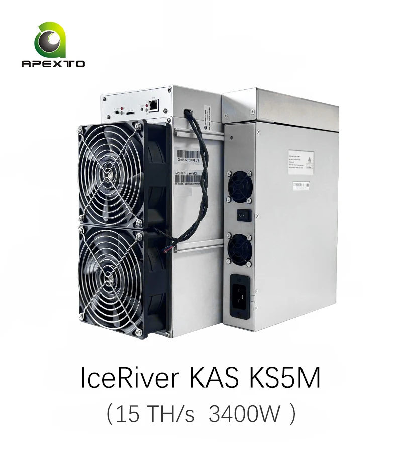 Iceriver KS5M 15TH/s 3400W Kaspa KAS Miner PLS READ!!!