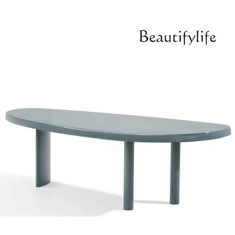 N Wabi Sand Wind Nordic Irregular Dining Table Special Shaped Shimadai Cream Wind Creative Household Dining Table