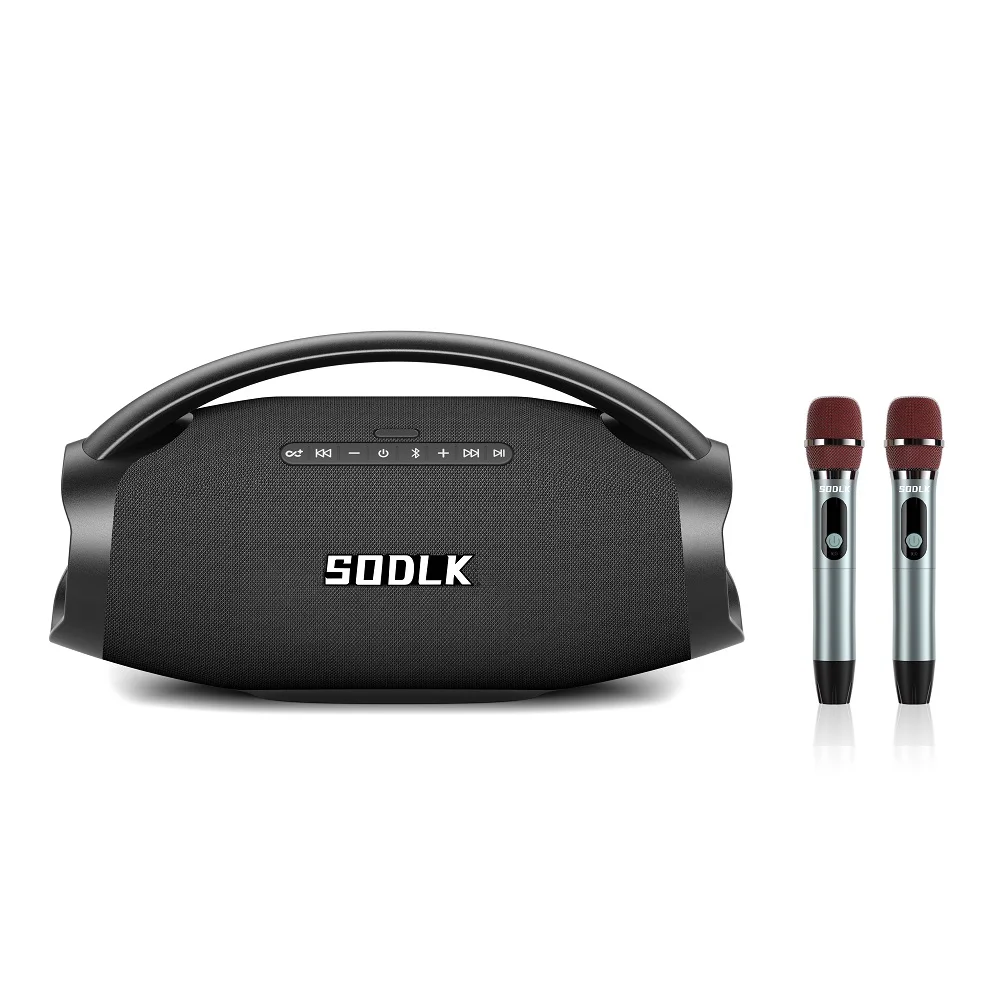 SODLK S1619 320W Wireless Outdoor Speaker with Microphone Three-Way with 7