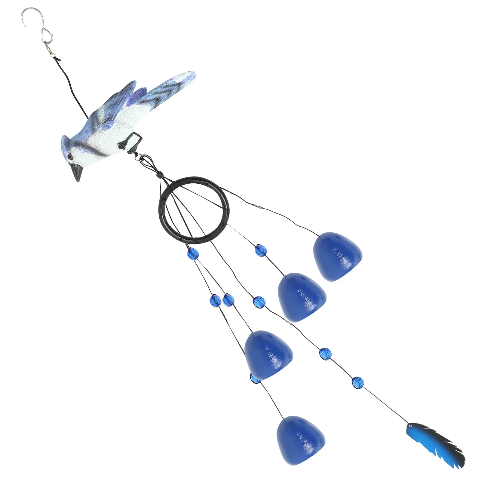 

Animal Chime Hanging Outdoor Balcony Decorative Bell Pendant Resin Copper Colorful Durable Pleasant Sound