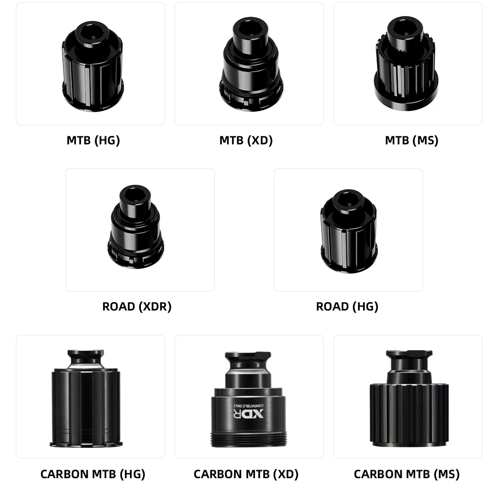 Neuer RYET Freehub-Körper 11S/12S HG XD/XDR/MS Fahrradnabenkörper (Nur für RYET-Naben) – Detail 3