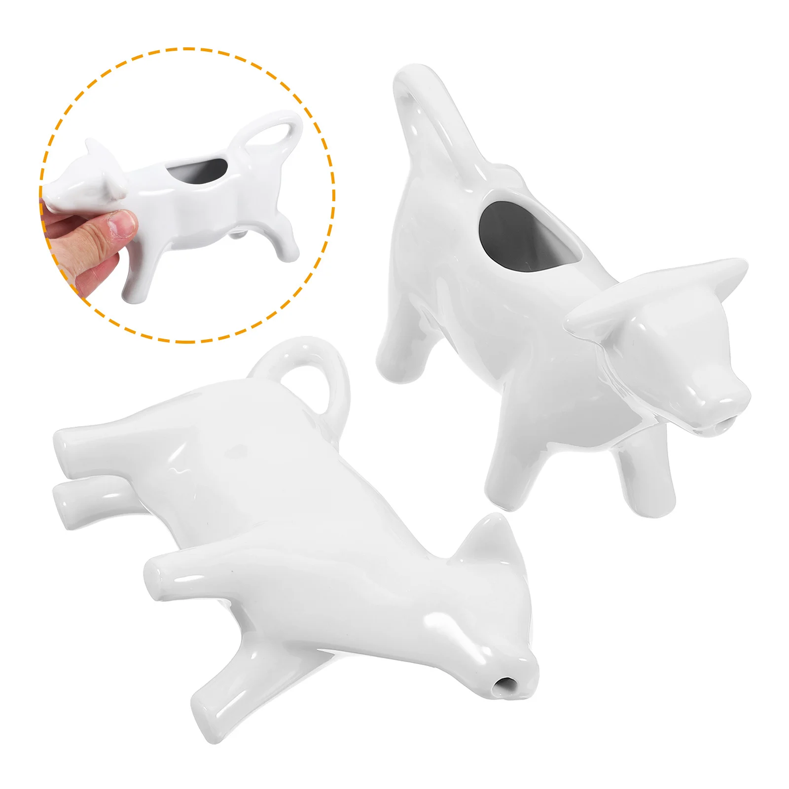 

2Pcs Milk Pitcher Ceramic Milk Jug Multifunctional Coffee Frothing Cup for Home Restaurant Bar Ceramic Pitcher