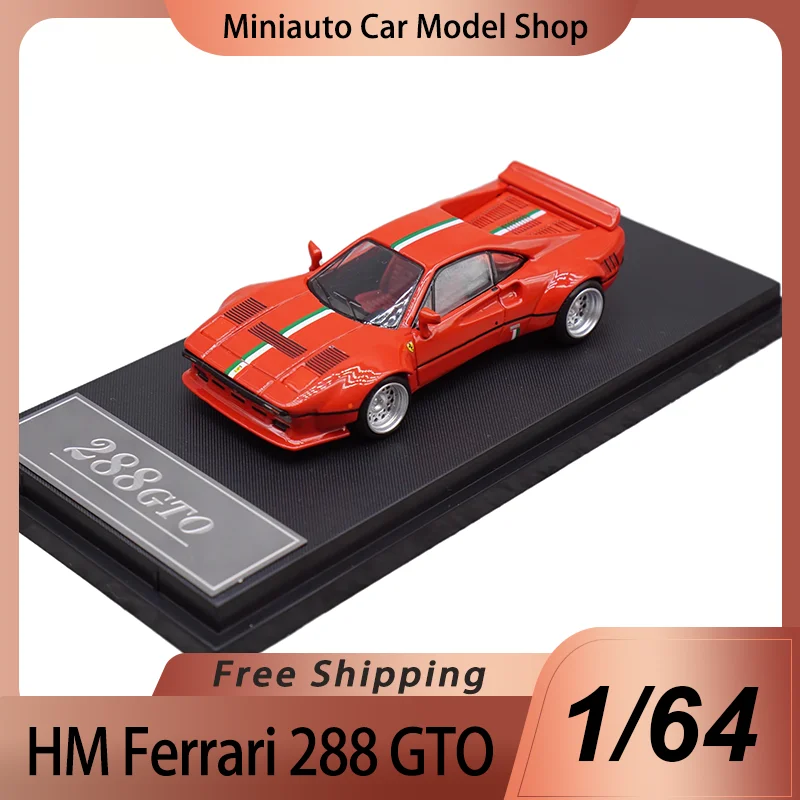 Modelo de Coche Miniatura 1:64 Ferrari 288 GTO en Aleación: La Mejor Opción para Coleccionistas y Amantes del Automovilismo