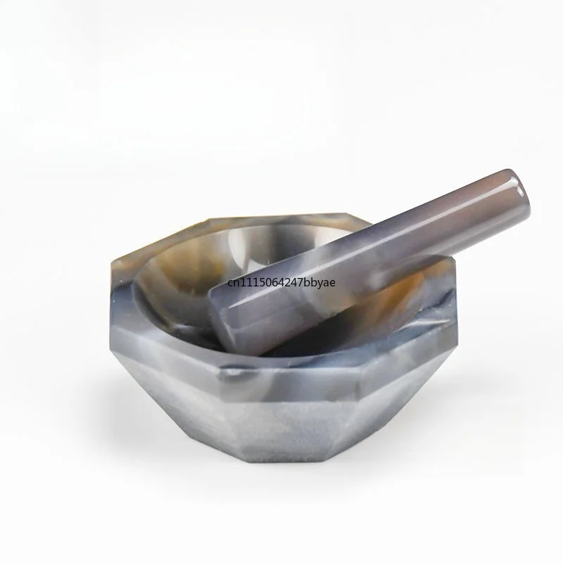 天然瑪瑙製乳棒・乳臼用ラボ研磨ツール-内径30‑180mm-化学実験室用品-ラボウェア