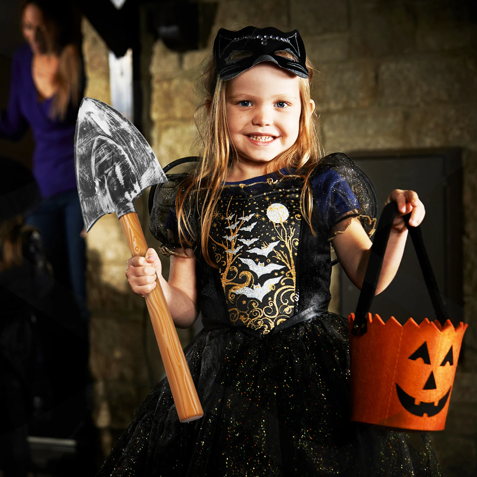 Juego de picaretas de espuma, accesorio de Cosplay enano para fiesta de Halloween, puesta en escena, accesorios de Gnomo, picareta de espuma, 1 Juego