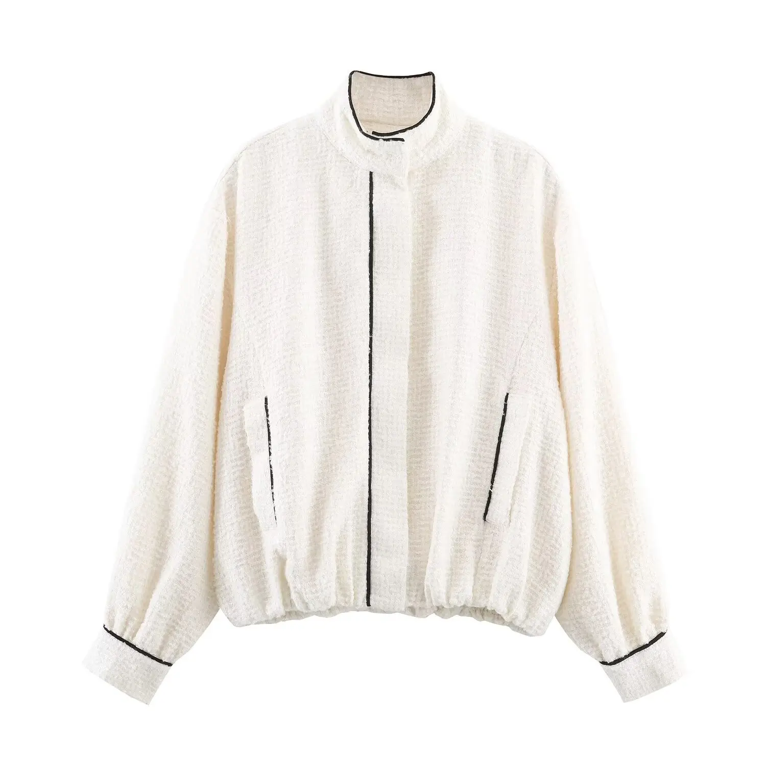 

2025 Элегантная пилотная куртка с цветными блоками, модная, новый стиль, удобная офисная одежда, повседневная одежда, универсальная, винтажная