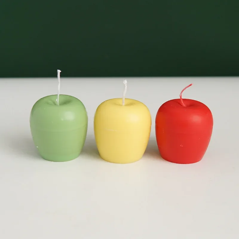 DIY Apple Mold for Candle Making Handmade Plastic Scented molds for candles Apple Shape Candle Moulds Christmas Molds