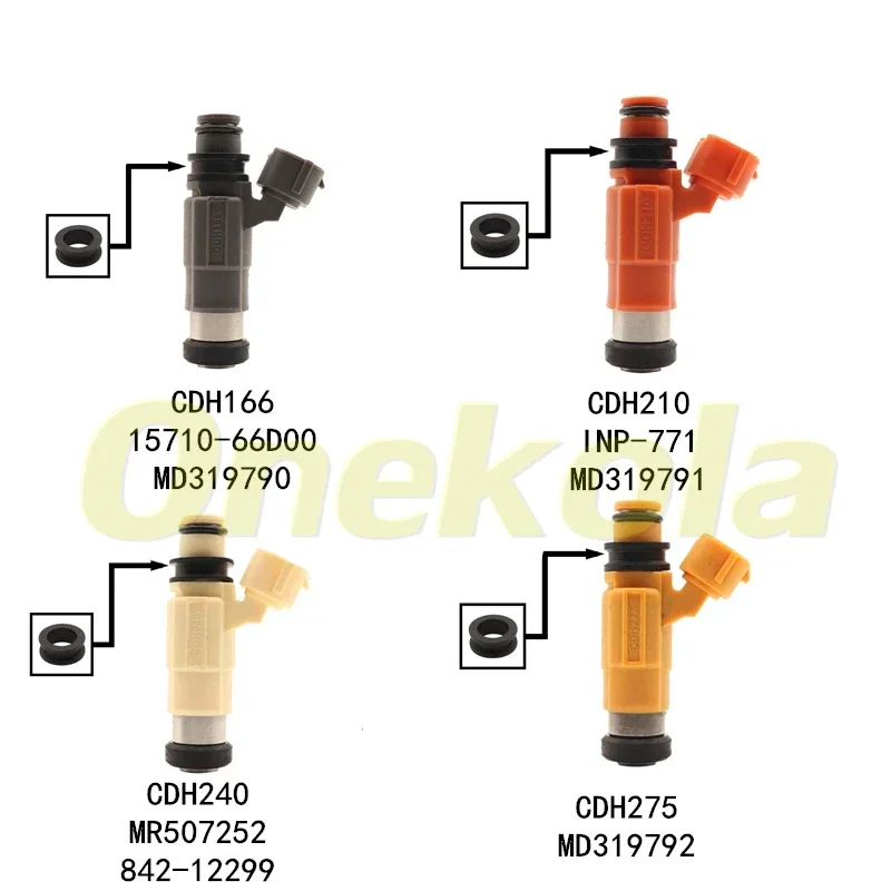 

100 шт. резиновые уплотнения топливной форсунки, проставка 15*6,6 мм, внешний диаметр: 10,5 мм для подвесного двигателя Mitsubishi Yamaha Suzuki F115 Marine 00-11 CDH210