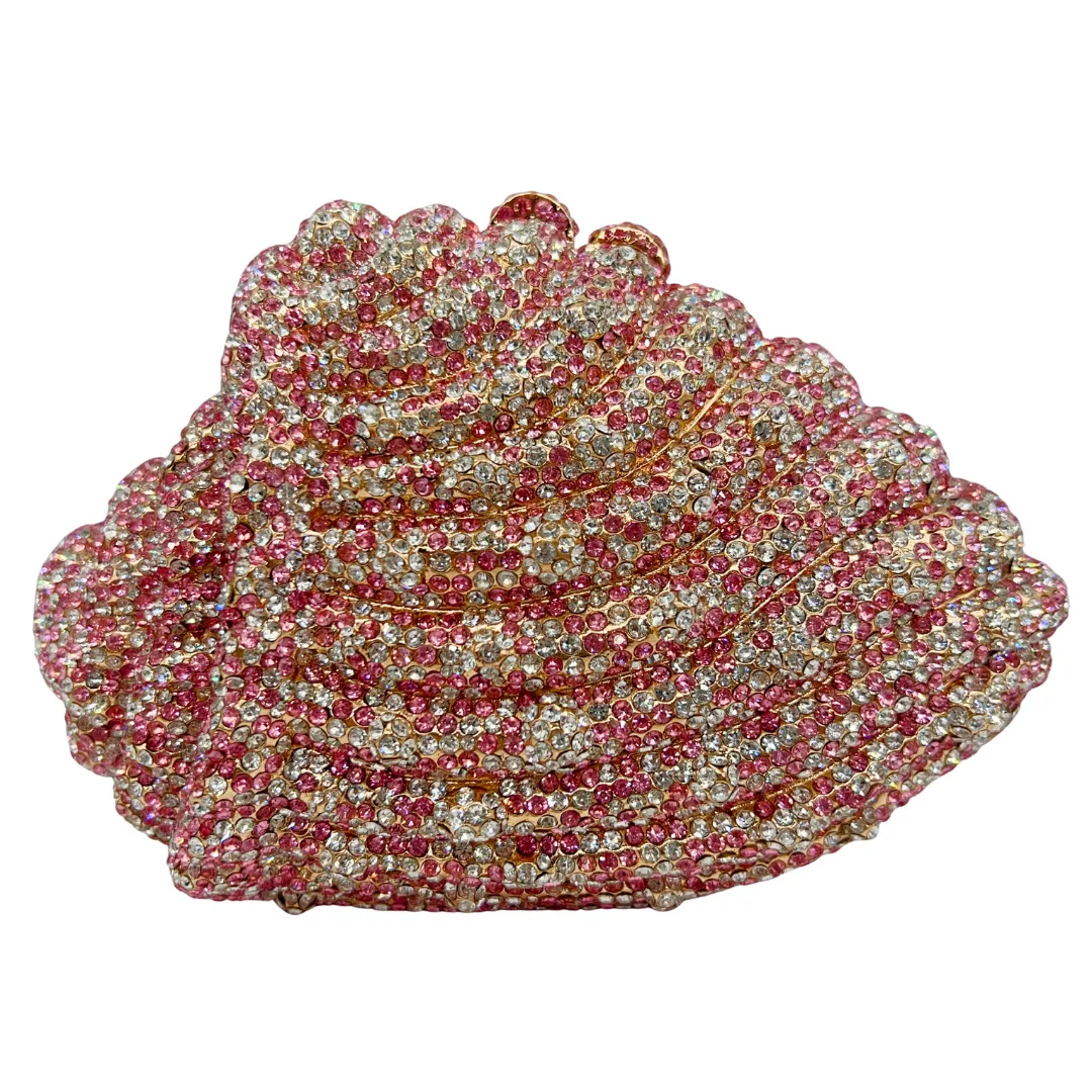 

Conch Clutch Conch Diamond Encrusted Dinner Bag Party Banquet Full Of Diamonds Evening Women's Bag Pochette Soirée Femme Mariage
