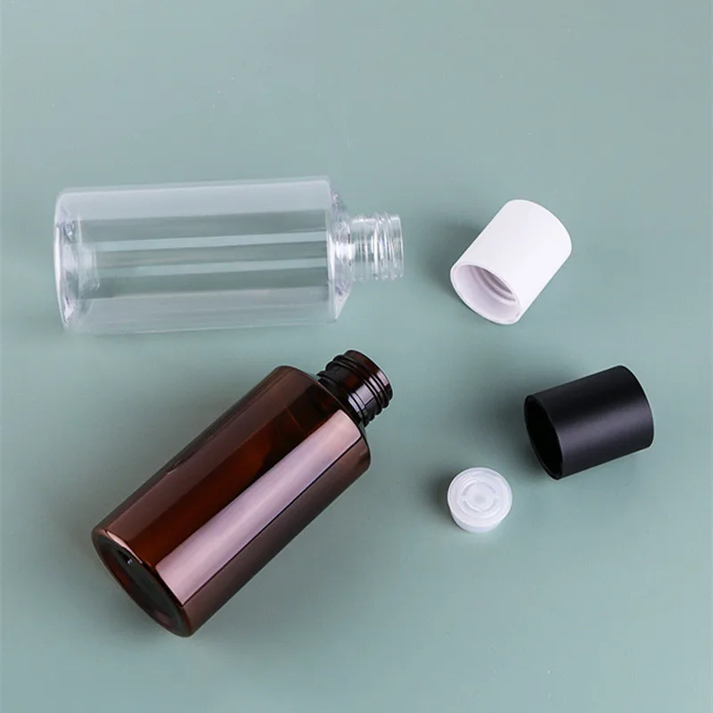 10/30/50PCS 100/150/200/280ML Empty PET Hydrosol/Toner Bottle Cosmetic Water Bottle Empty Moisturizer Bottle With a Stopper