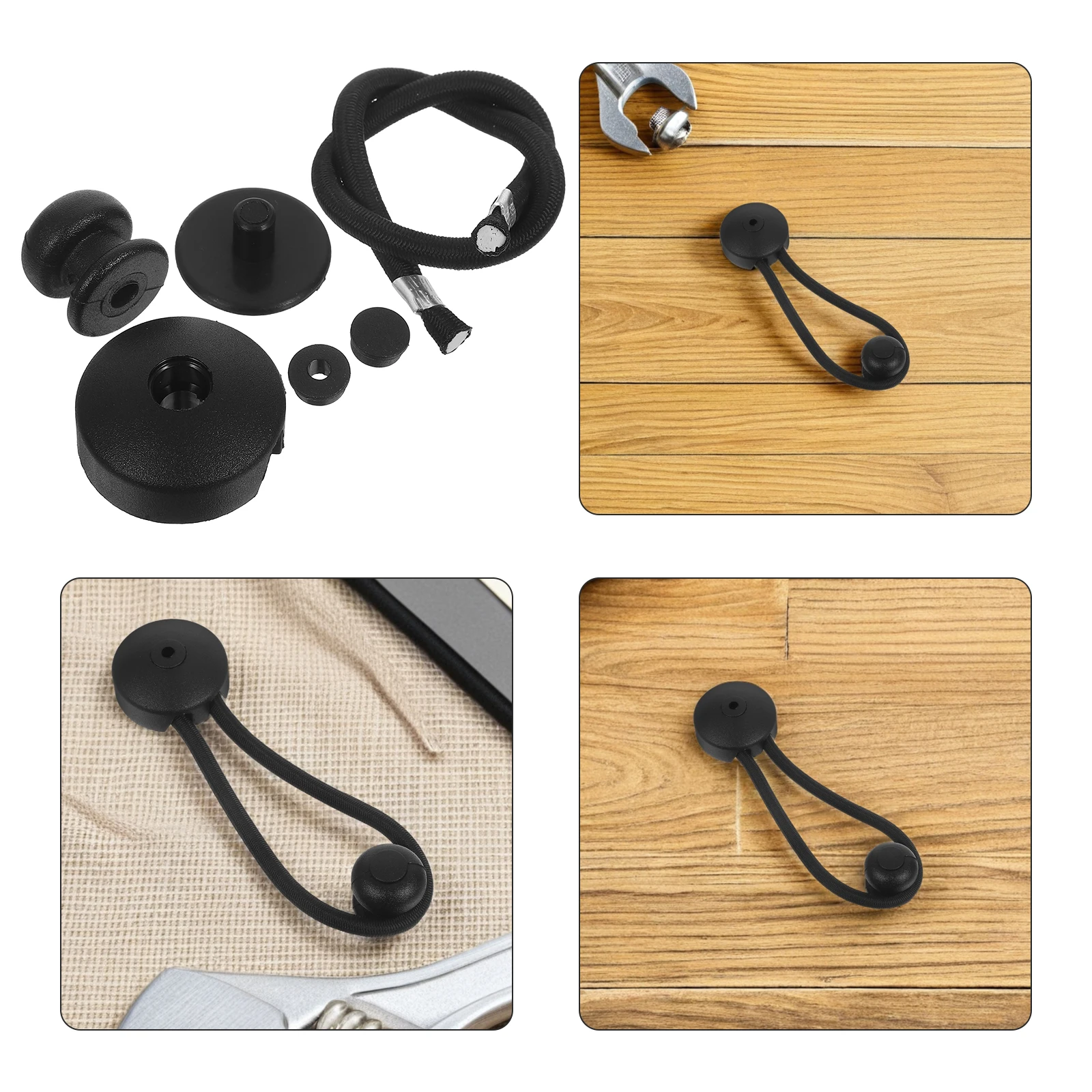 

Nylon Boat Handheld Fastener Black Marine Canvas Cover Clips Weather Resistant Shock Absorption Quick Fastening for Yacht