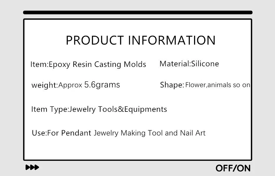 SNASAN Winzige Perlen Cartoon Blumen Herz Stern Nail Art Ohrringe Silikonform Schmuck Gusswerkzeug UV Epoxidharz Silikonform – Detail 1