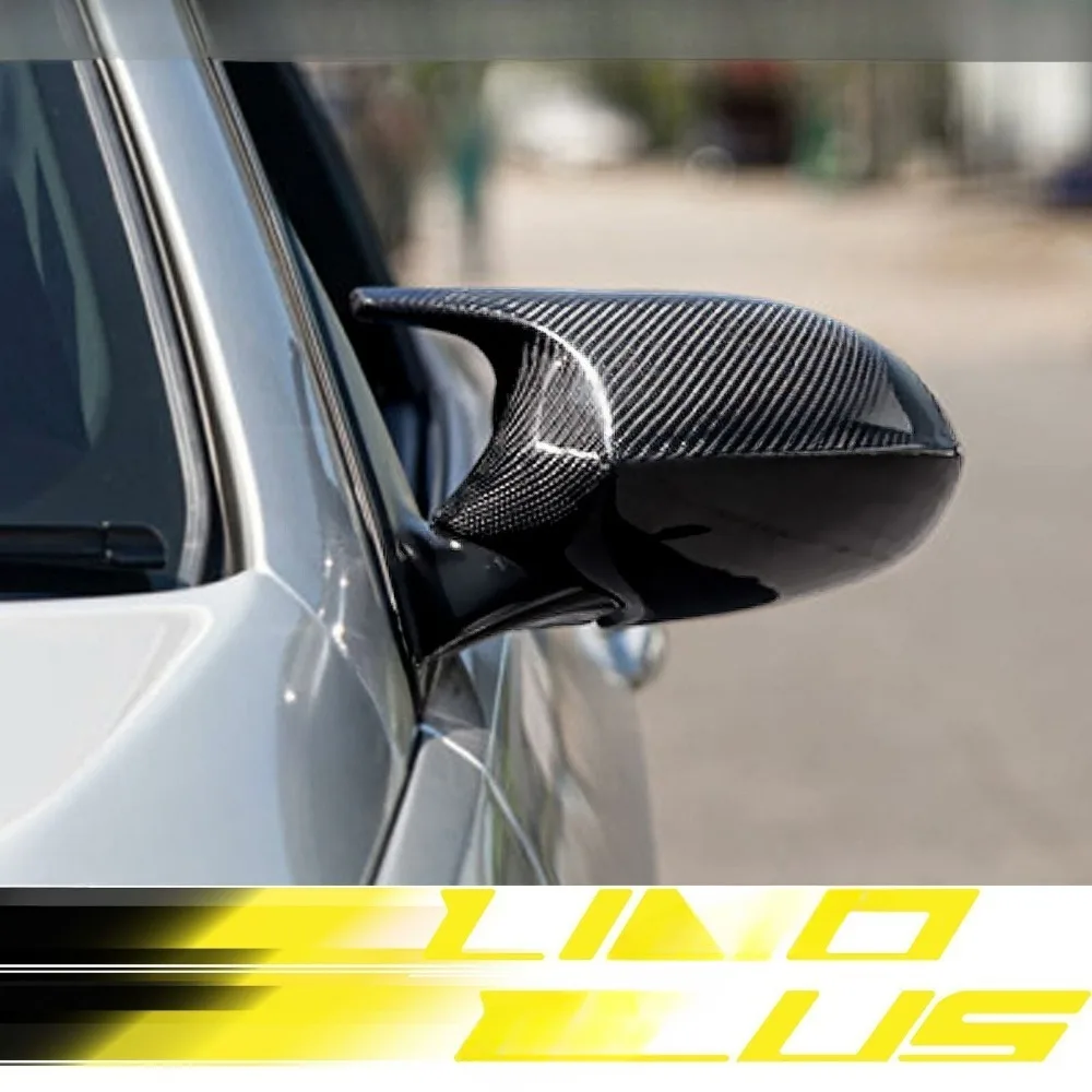 Real Carbon Fiber Side Mirror Cover Caps Replace For BMW E81 E82 E88 E87 Pre-LCI United States