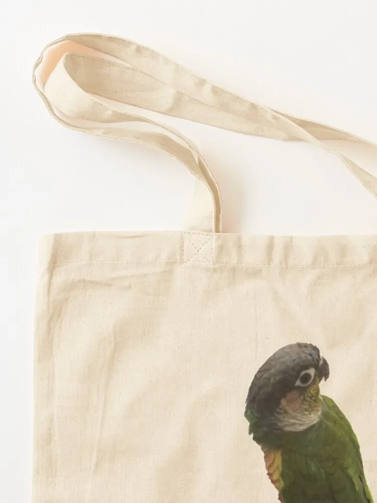 What? Conure on the pocket Green Cheek Conure design Small Parrot Parakeet Parrot lover Tote Bag
