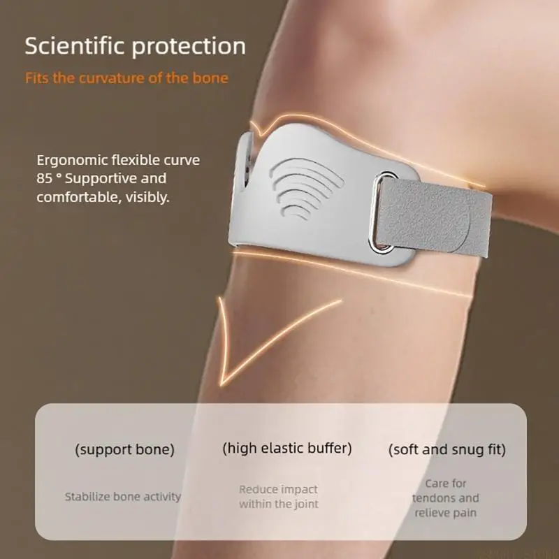 U2JB Patella Knee Brace Breathable Silicone Patella Support Strap for Running Workout