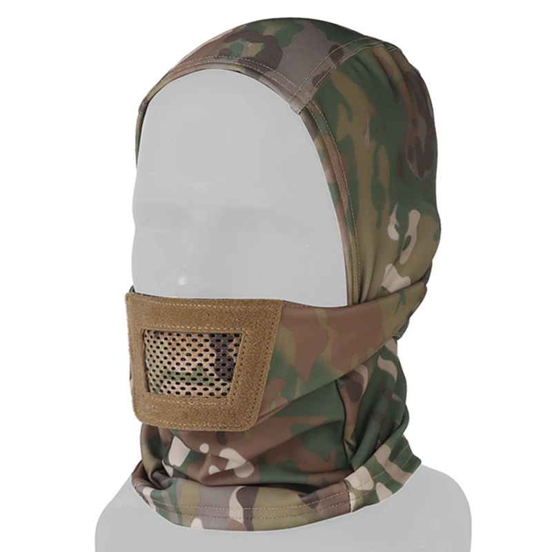 Protective mask, shooting protection full face mask, hunting full face hood for shooting, cycling, hiking