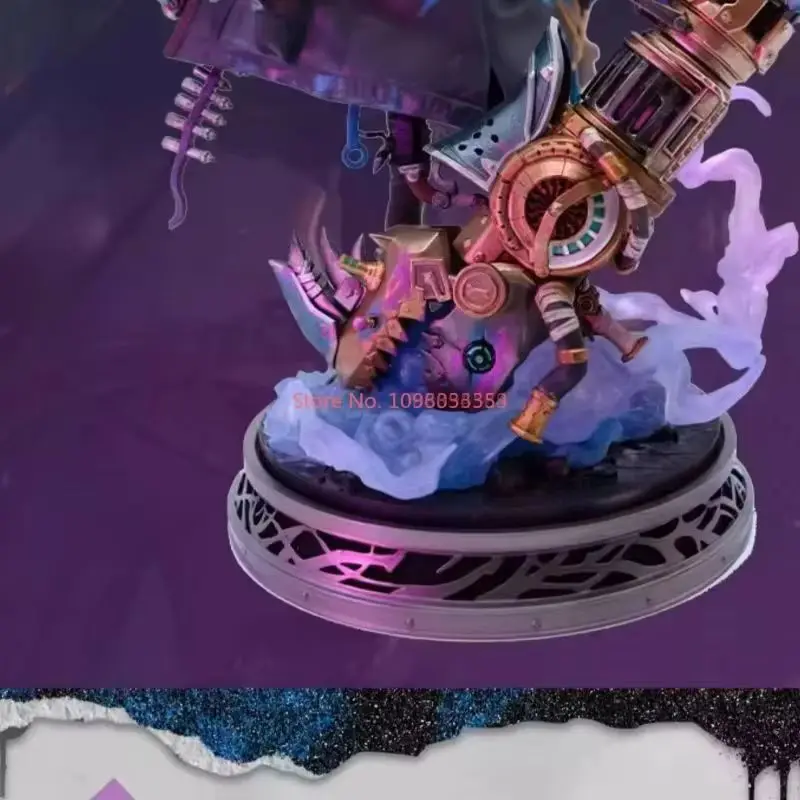 جامعة الأساطير Lol Double City War Jinx 1/7 ملحقات ألعاب النحت التماثيل ألعاب قابلة للجمع للاعبين #6