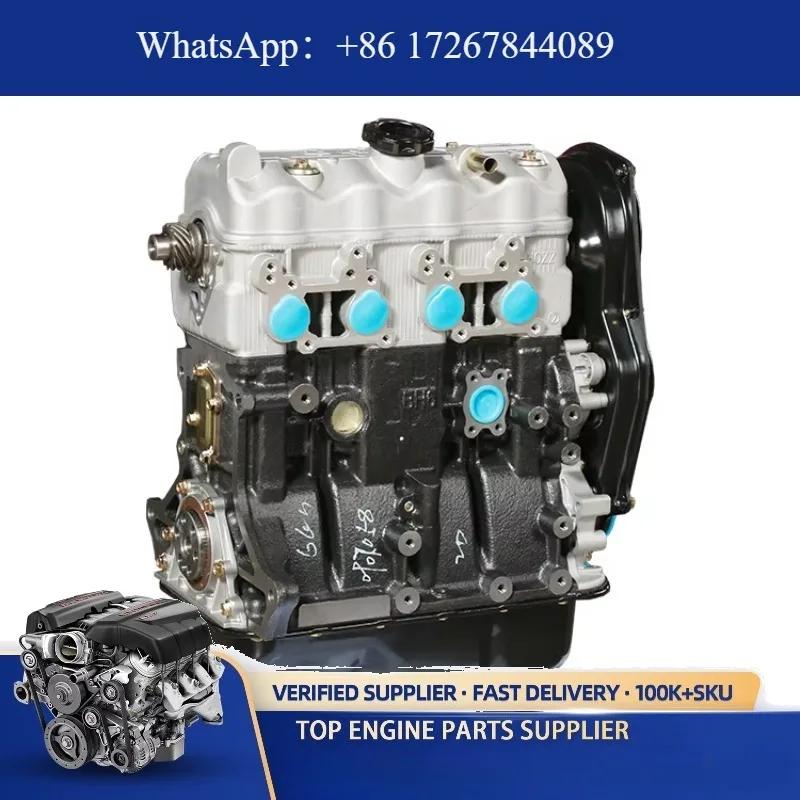 

100%Tested Factory Price 1.0L Motor 465QR Long Block Motor Complete Engine Assy for Wuling/HAIMA/JINBEI