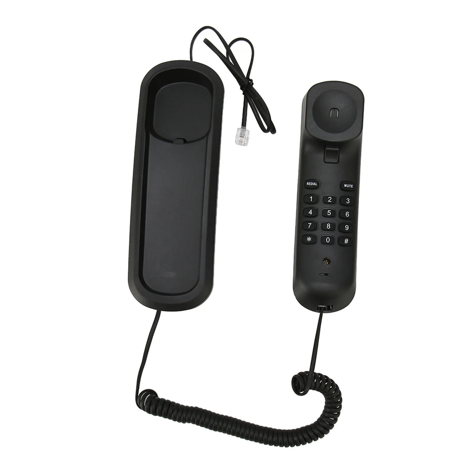 Landline Corded Telephone Wall Telephone Old Retro Mute Redial Landline Corded Telephone for Home Hotel School