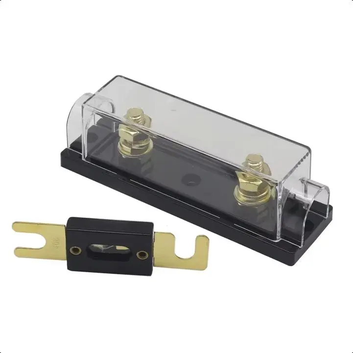 ANL Car Auto Fuse Holder Bolt-on Fuse Automotive Audio Fuse Holders Fusible Link with 30-80A 100 125 150 200 250 300 400A Amp