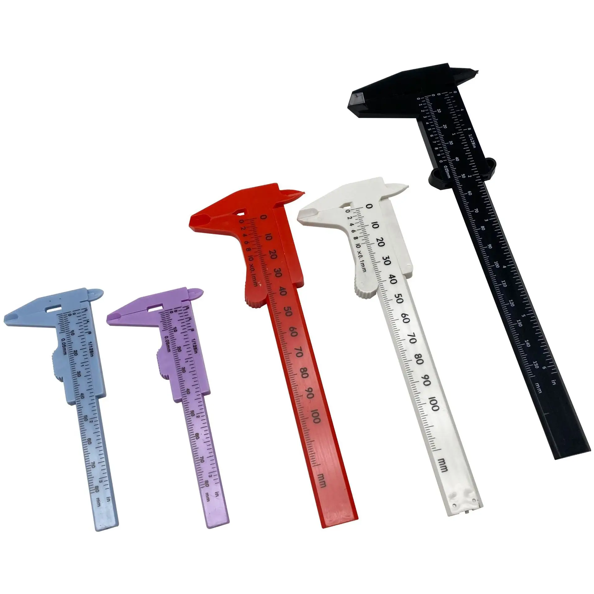 

Mini Plastic Digital Caliper Inside Outside Depth Gauge for Jewelry Antique Student 0-150mm