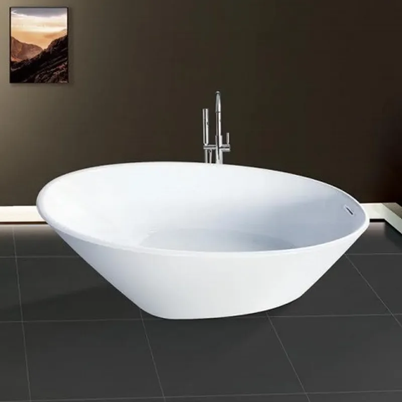 Durable Acrylic Bathtub with Thermal Insulation for Hotel Use Independent Design from Foshan Manufacturer