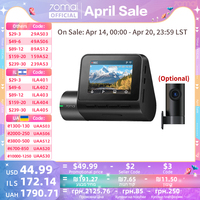 Global 70mai Dash Cam A200 Dual-channel Record 1080P HDR 2'' IPS Screen 24H Parking Monitor 70mai Car DVR A200 WIFI APP 130° FOV
