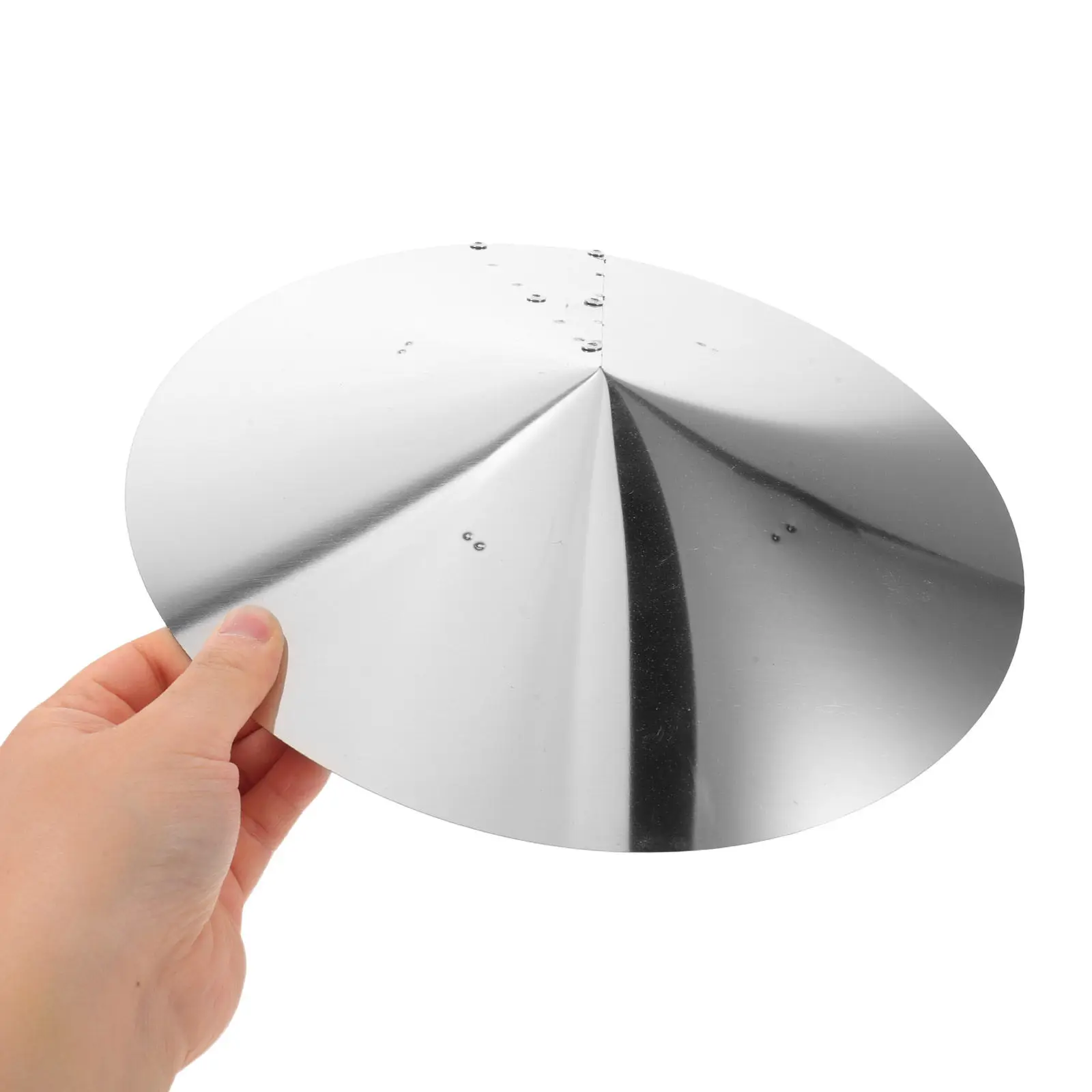 Round 4.5 Stainless Steel Chimney Cap Rain Cap Cone Top Chimney Flue Cover Roof Ventilation Stove Pipe Outdoor Protection